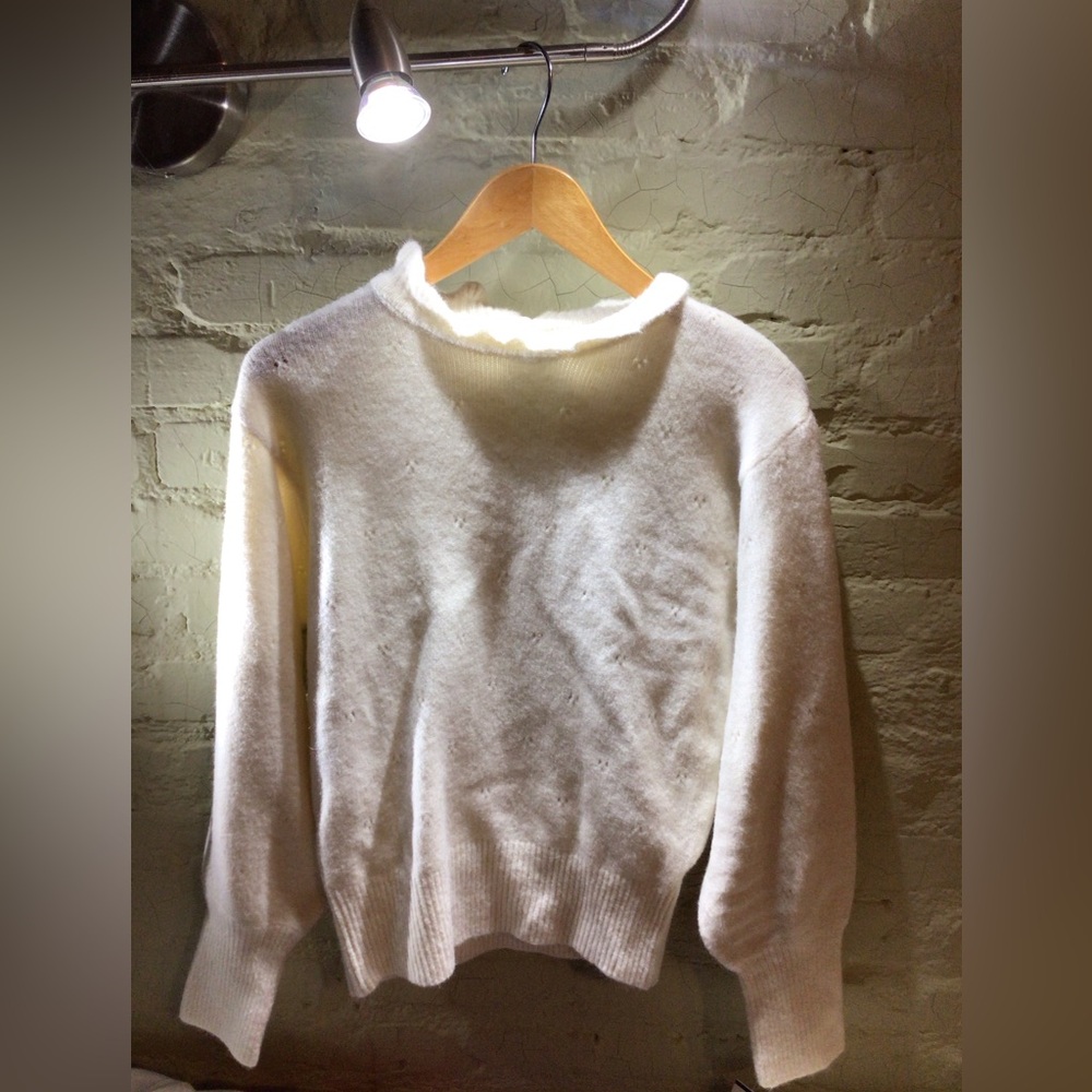 NEW! boho super soft pointelle sweater